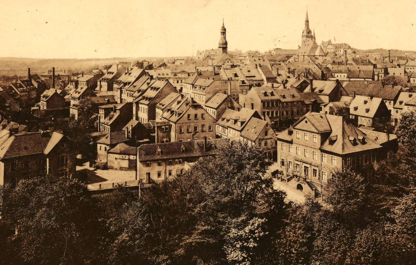 #80 Castles in Landkreis Zwickau, Waldenburg, 1900s, Germany.