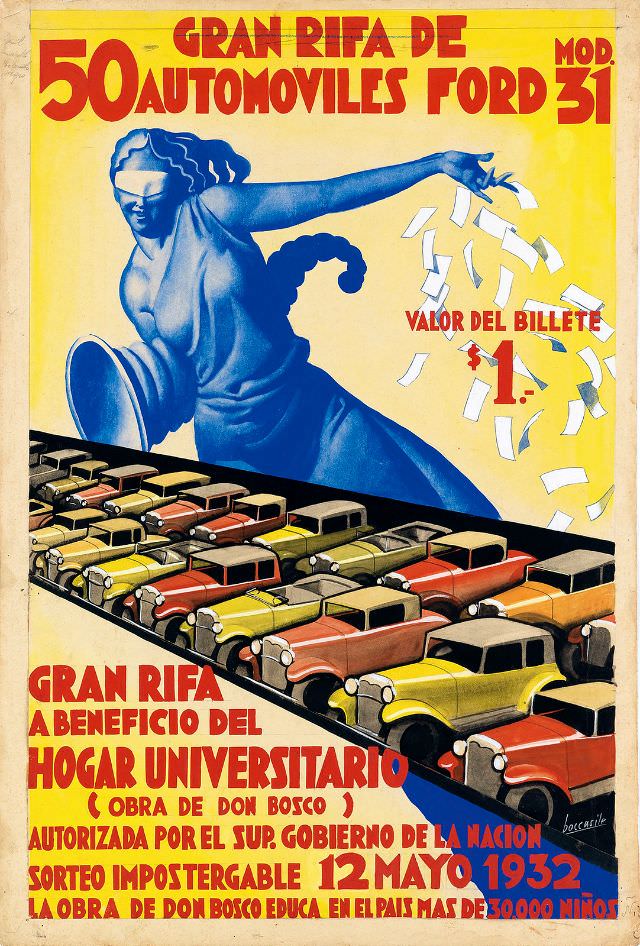 #9 50 Gran Rifa de Automóviles Ford, May 1932