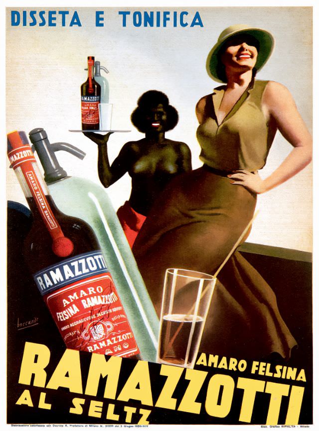 #14 Disseta e Tonifica, Amaro Felsina Ramazzotti al Seltz, 1936