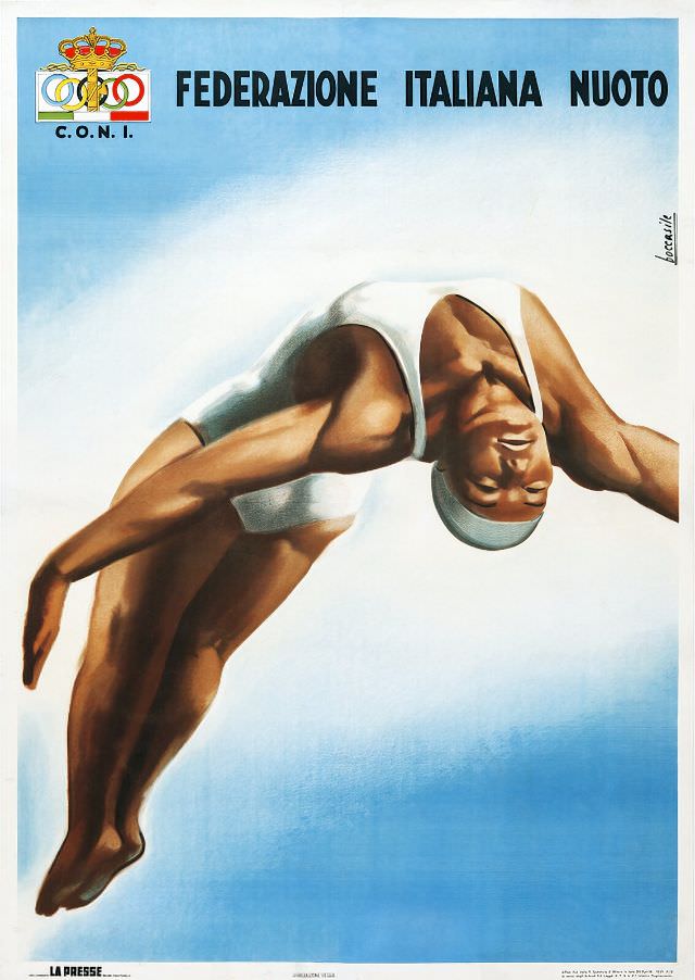 #15 Federazione Italiana Nuoto [Diver], 1936