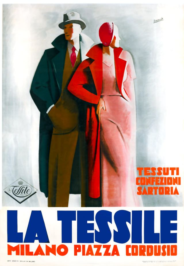 #5 La Tessile, Milano, circa 1930s