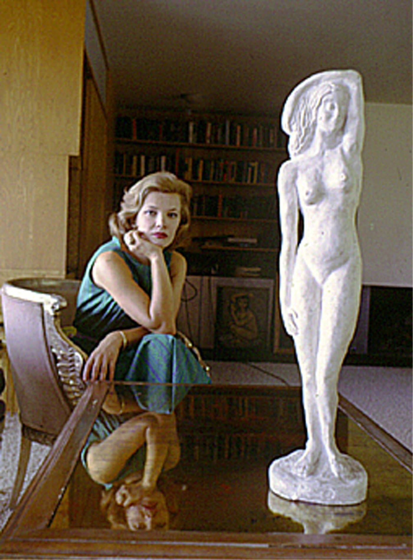 #33 Gena Rowlands at the Set of “The Spiral Road,” Los Angeles, 1961