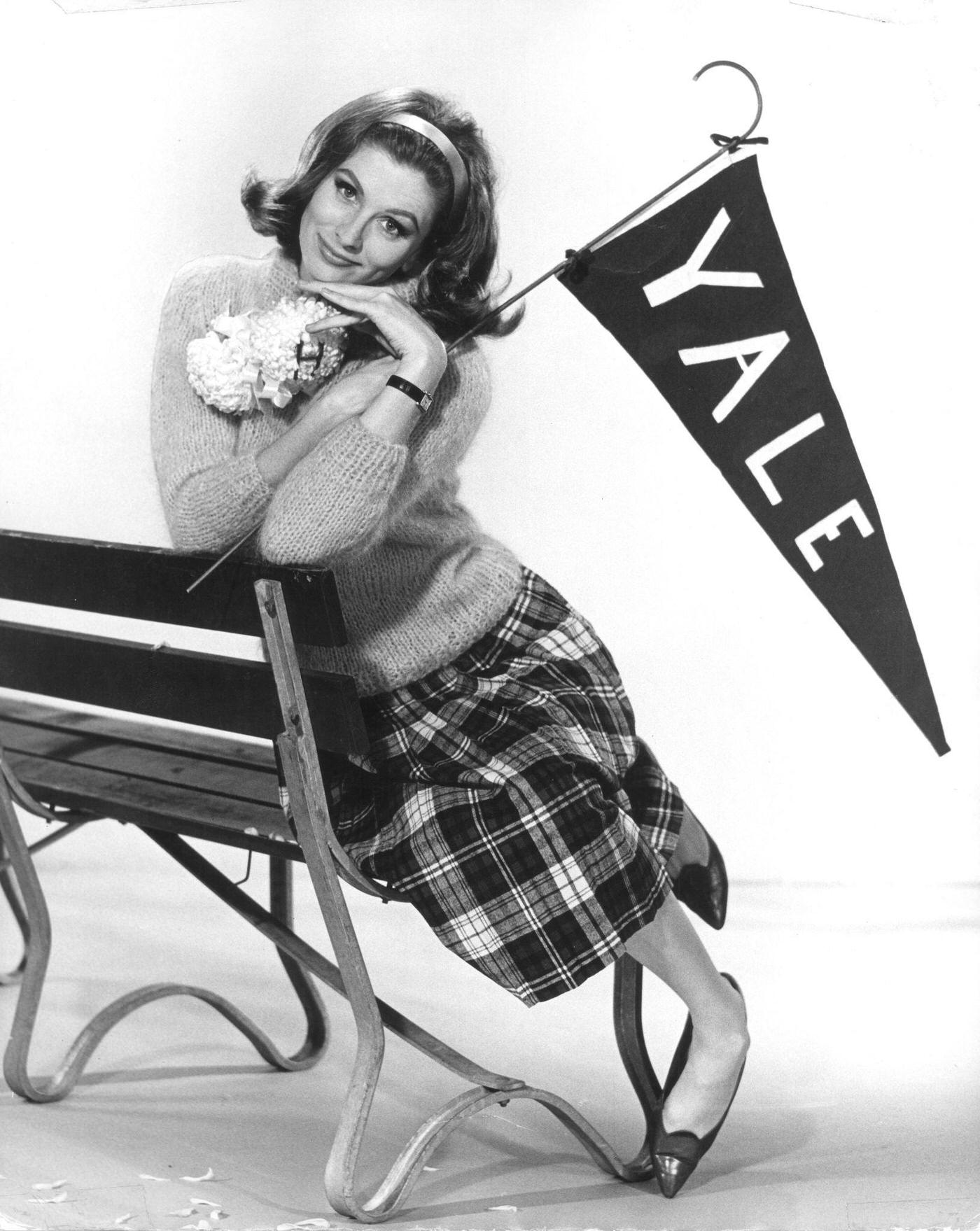 #34 Suzy Parker Poses as a Collegiate to Promote ‘The Interns,’ Los Angeles, 1961