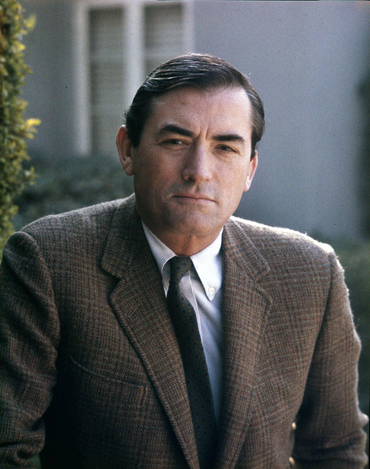 #39 Gregory Peck Portrait in Brown Suit, Los Angeles, 1962