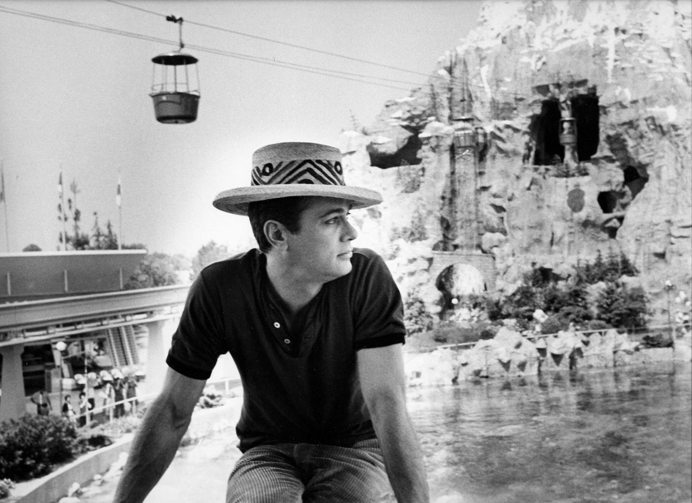 #42 Tony Curtis Seated at Disneyland Resort, Anaheim, California, 1962