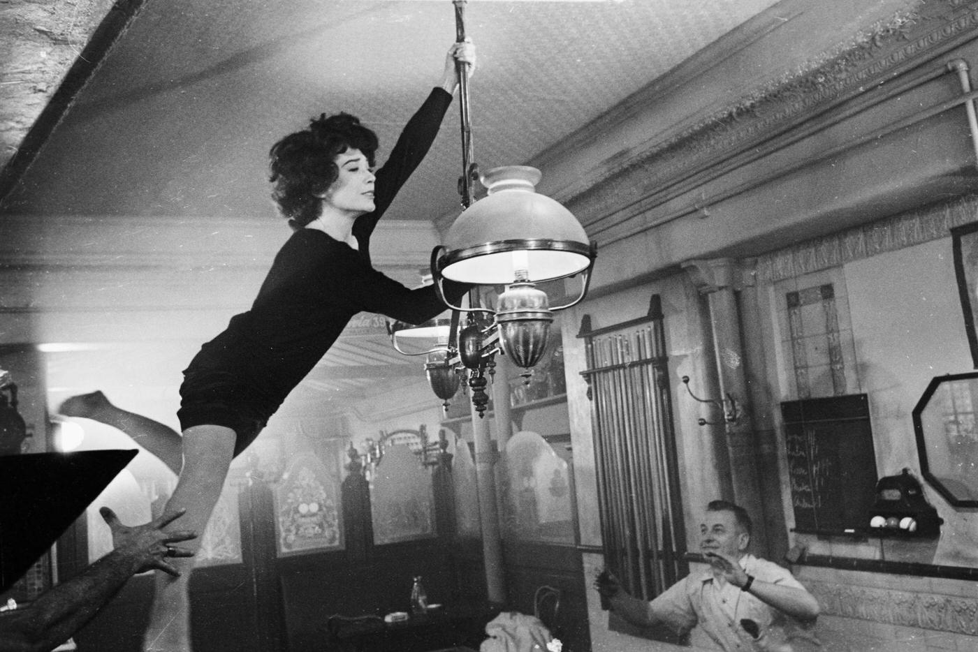 #43 Shirley MacLaine in a Scene of “Irma la Douce,” Hollywood, 1962