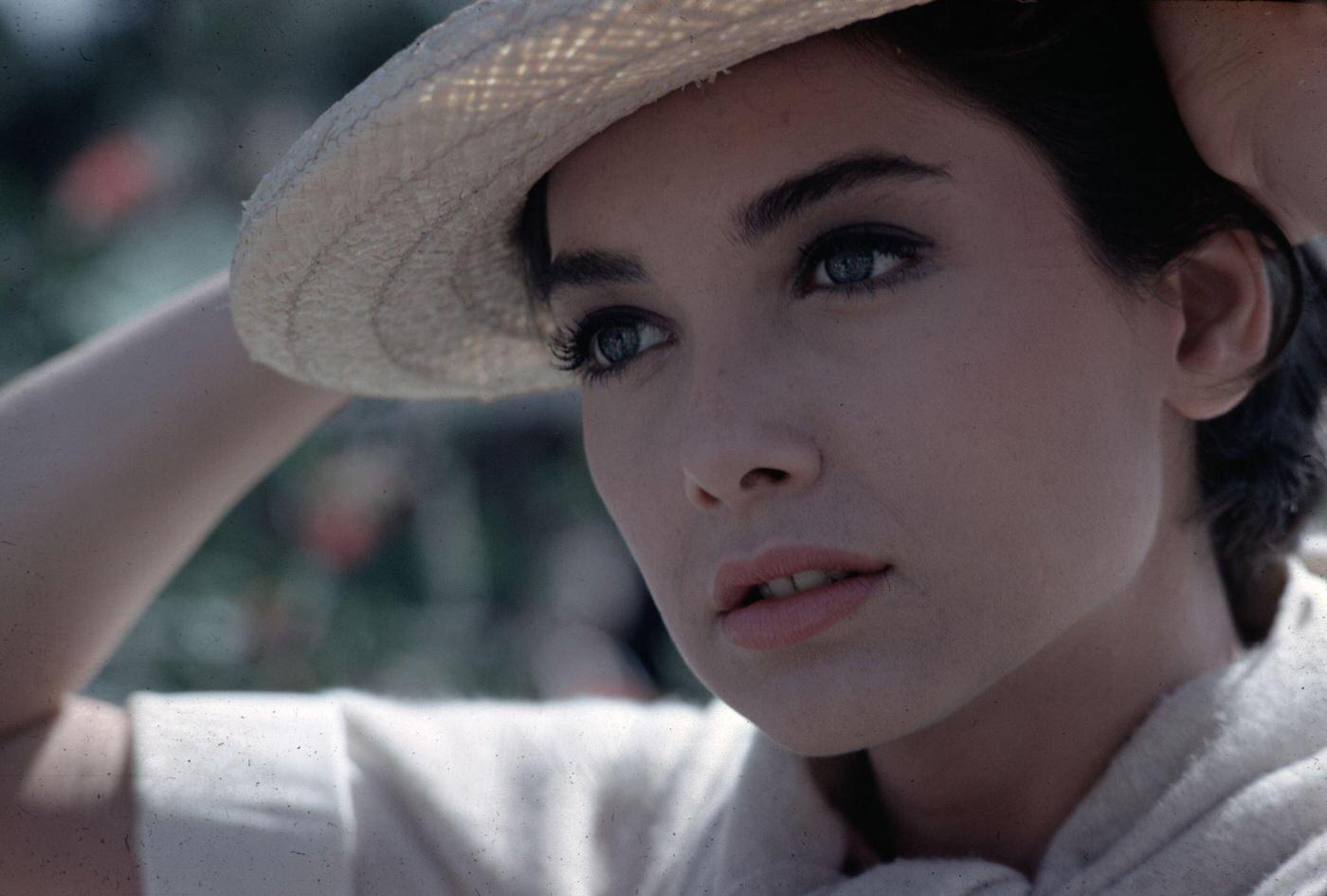 #47 Suzanne Pleshette Holding a Hat, Los Angeles, 1962
