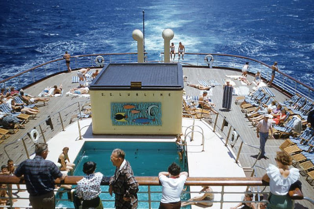 #31 S.S. Lurline Cruise Ship, Circa 1950s