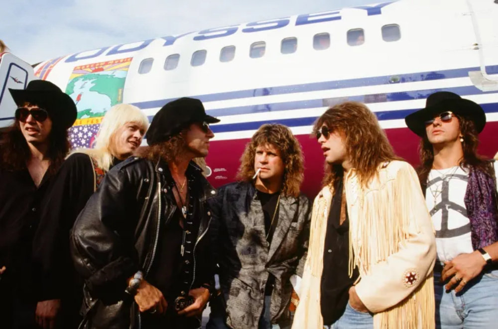 Cinderella’s Tom Keifer, Gorky Park’s Alexei Belov, Scorpions’ Klaus Meine, Ozzy Osbourne and Bon Jovi’s Jon Bon Jovi and Richie Sambora touch down in Moscow.