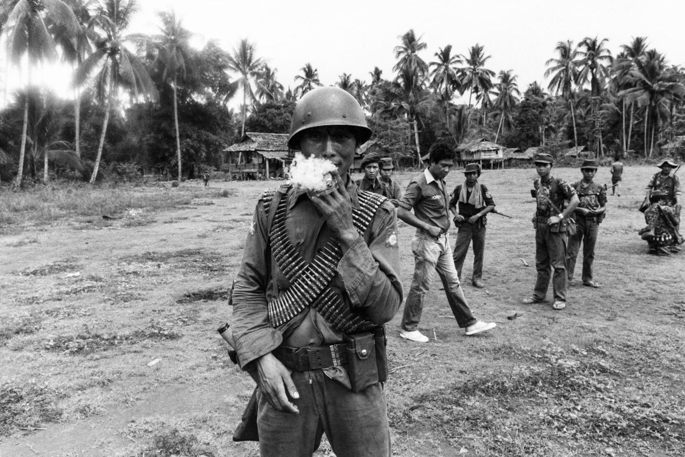 #36 Fighters of KNLA in Burma, 1983