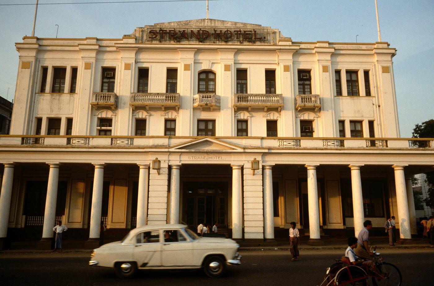#68 The Strand Hotel in Rangoon, Burma, 1988.