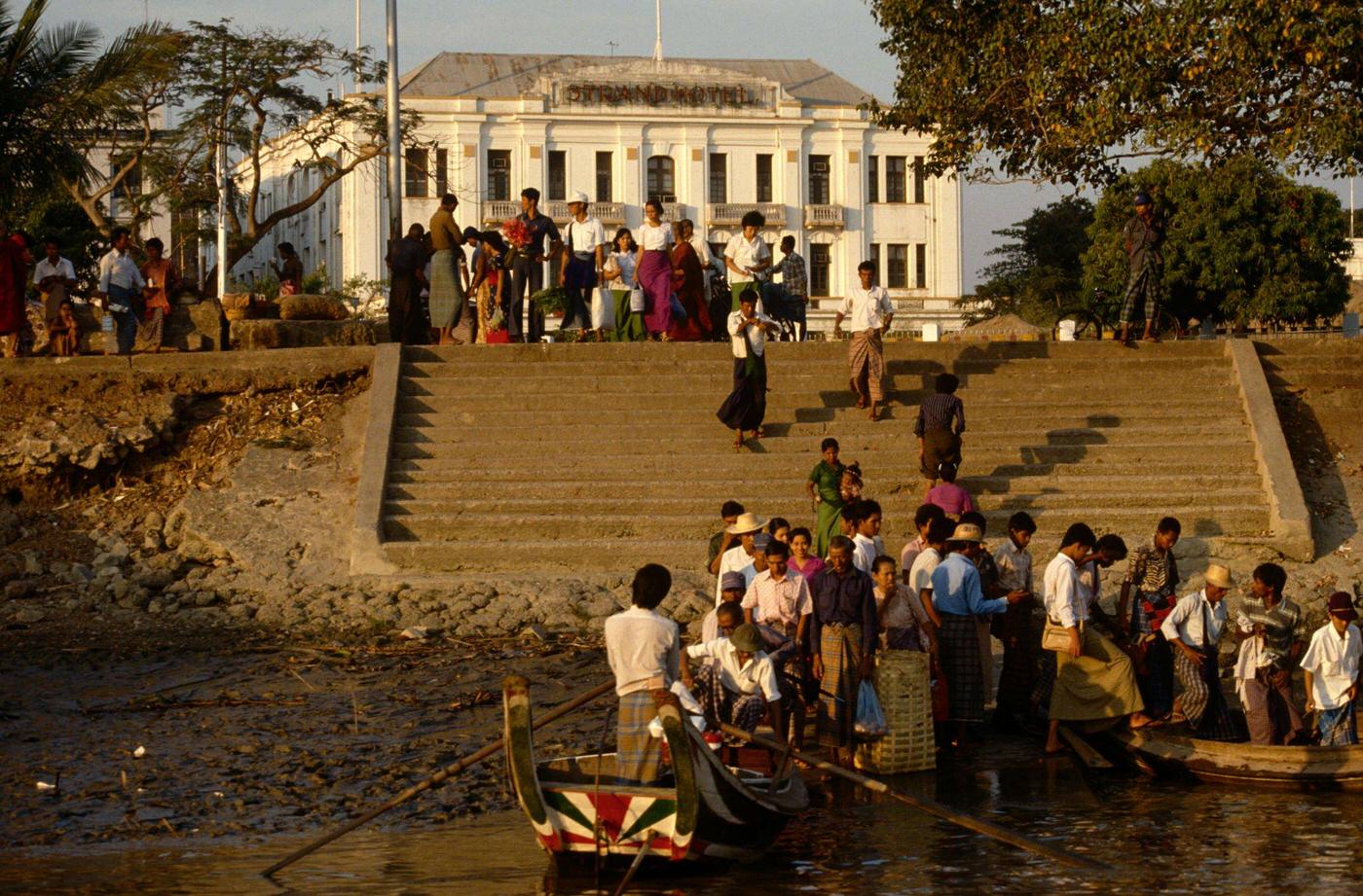 #11 The Strand Hotel in Rangoon, Burma, 1988.