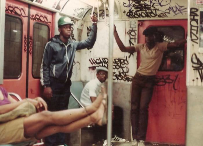 #25 On The Uptown D Train, Flatbush, Brooklyn, NYC 1982