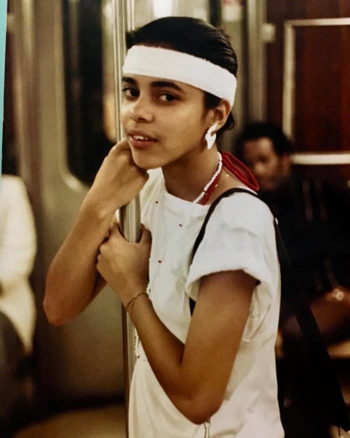 #26 Holding On, F Train, NYC, Mid 1980’s