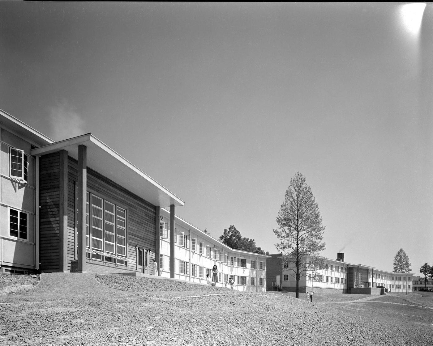 #31 View of Dormitory Buildings in Oak Ridge, Tennessee, 1944.