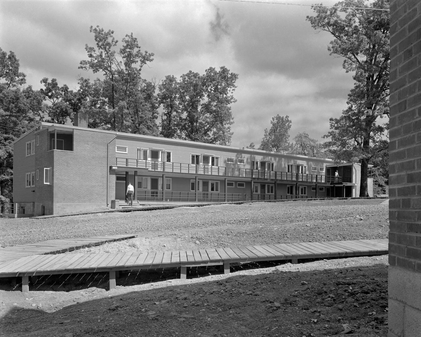 #32 View of Dormitory Buildings in Oak Ridge, Tennessee, 1944.