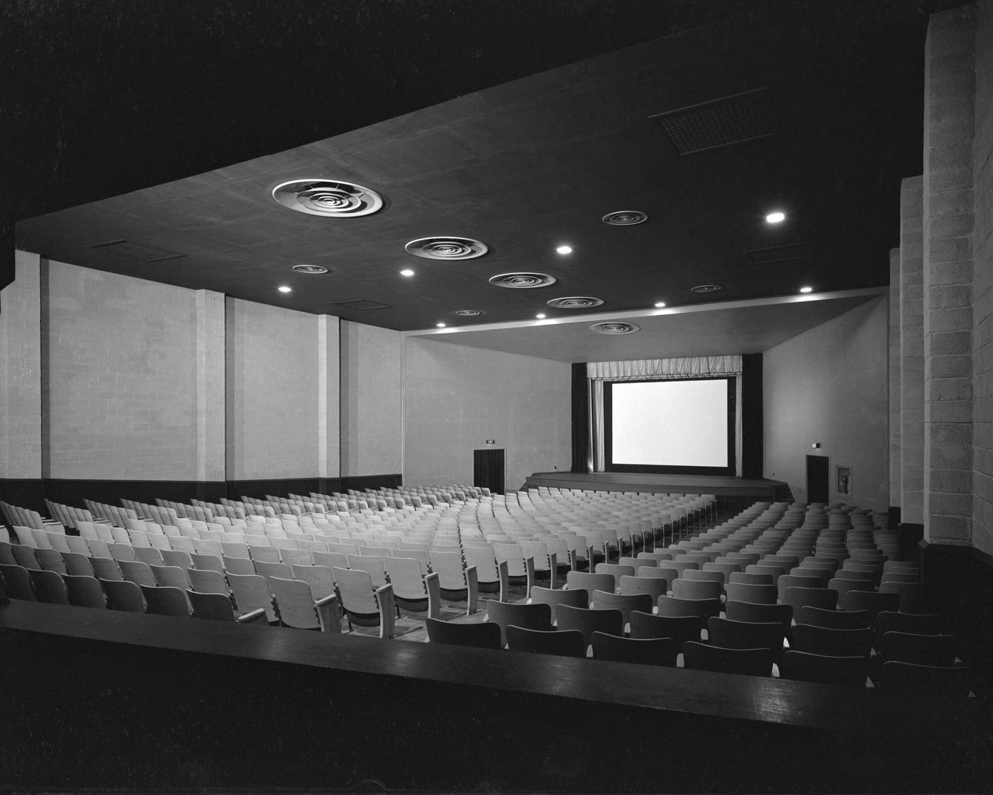 #52 Inside the Ridge Theatre, Tennessee, 1944.