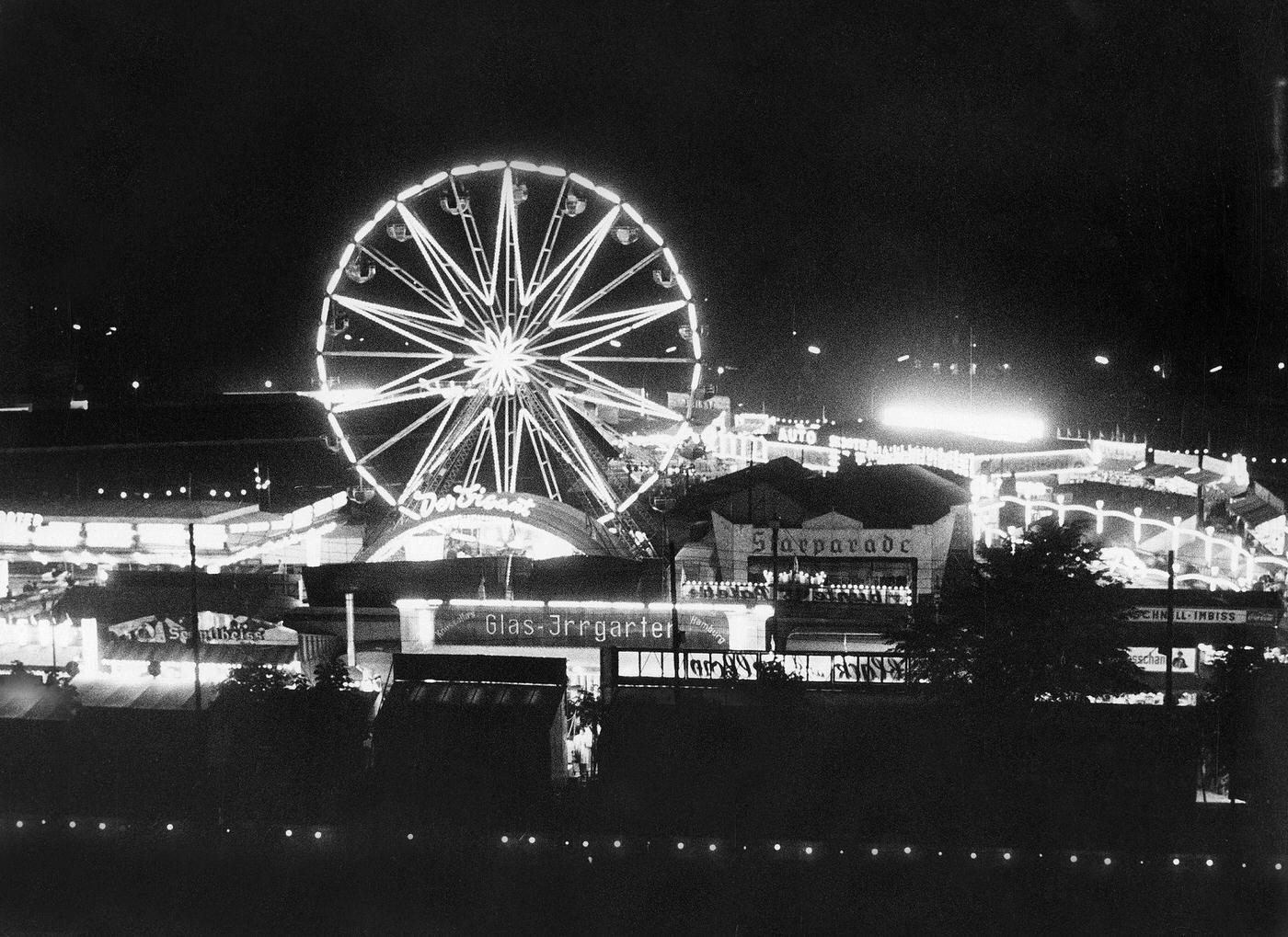 #19 Oktoberfest Berlin with Riesenrad (Giant Wheel). 1963.