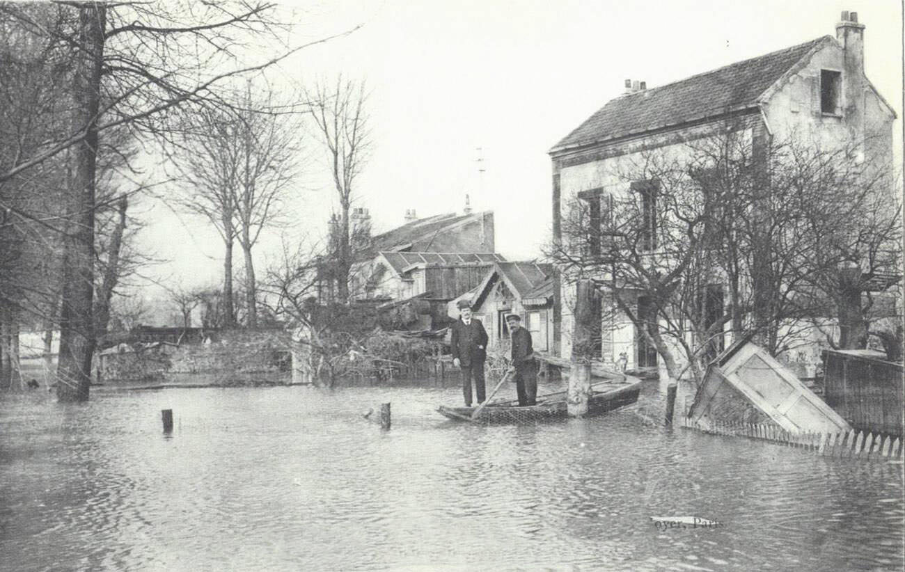 #39 Great Flood of Paris, 1910 – Île-Saint-Denis.