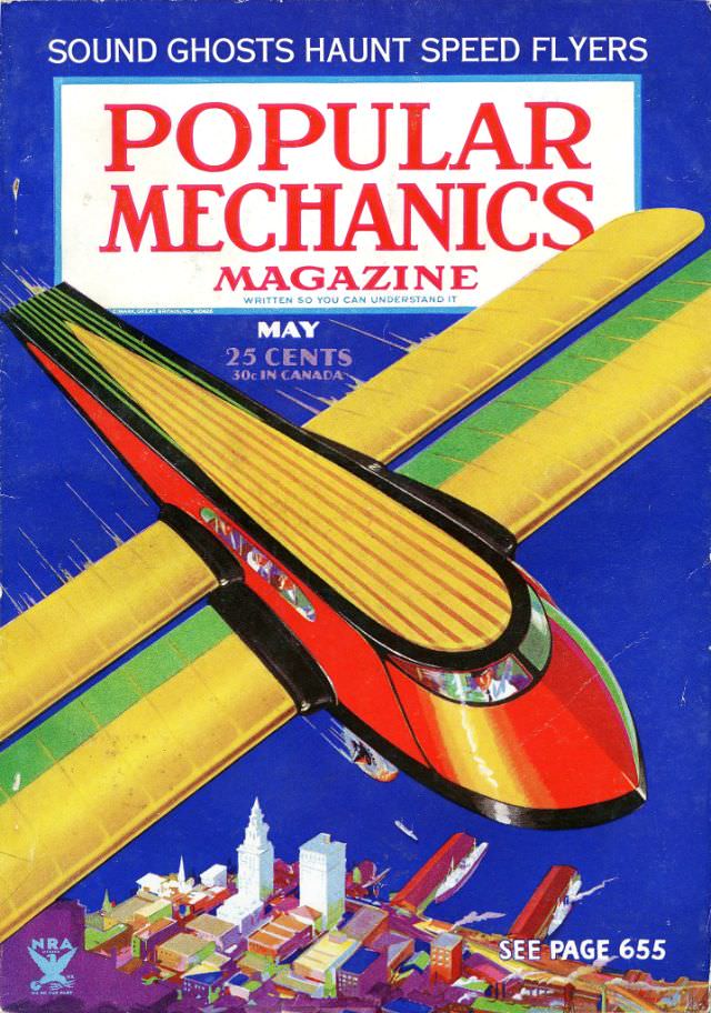 #15 Popular Mechanics magazine cover, May 1934