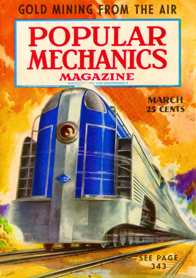 #25 Popular Mechanics magazine cover, March 1938
