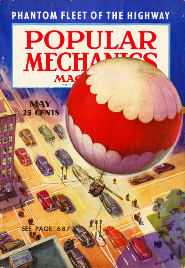 #26 Popular Mechanics magazine cover, May 1938