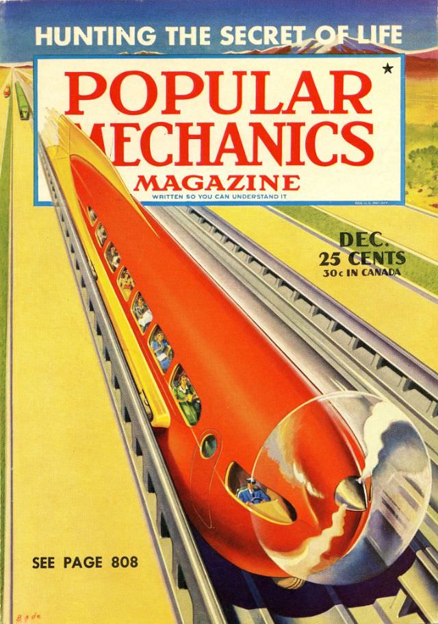 #27 Popular Mechanics magazine cover, December 1940