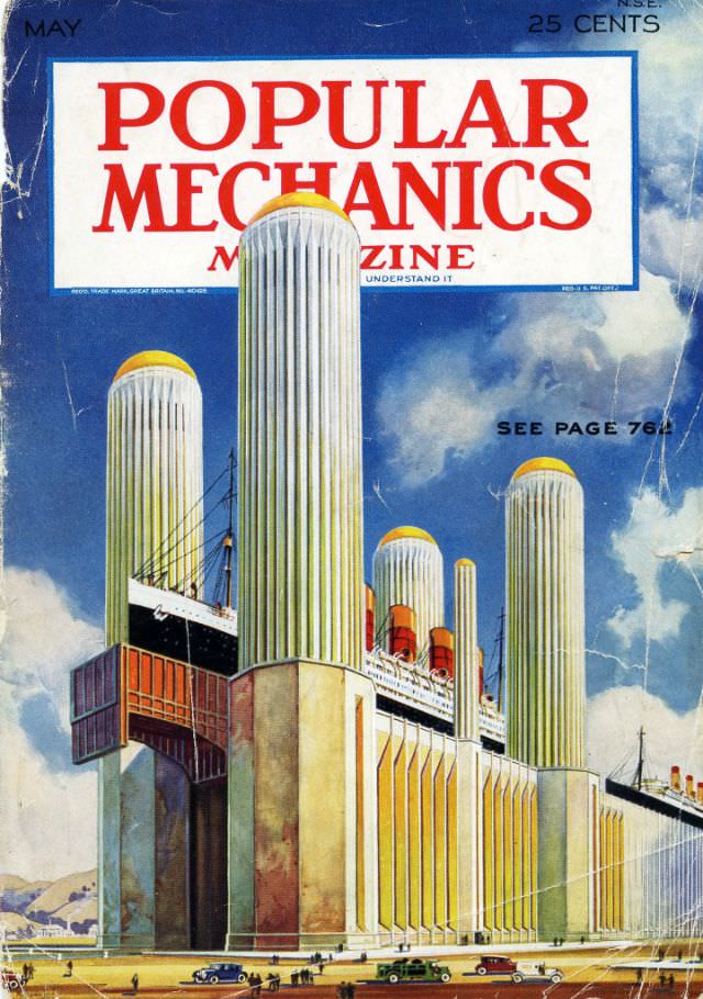 #4 Popular Mechanics magazine cover, May 1931
