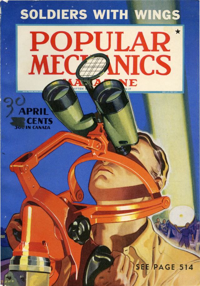 #31 Popular Mechanics magazine cover, April 1941