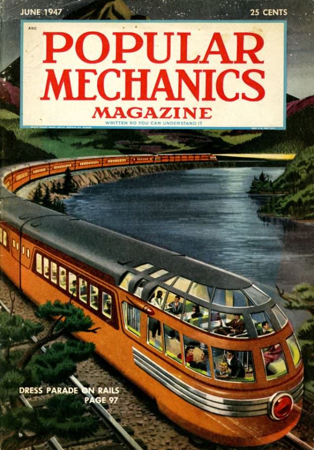 #39 Popular Mechanics magazine cover, June 1947