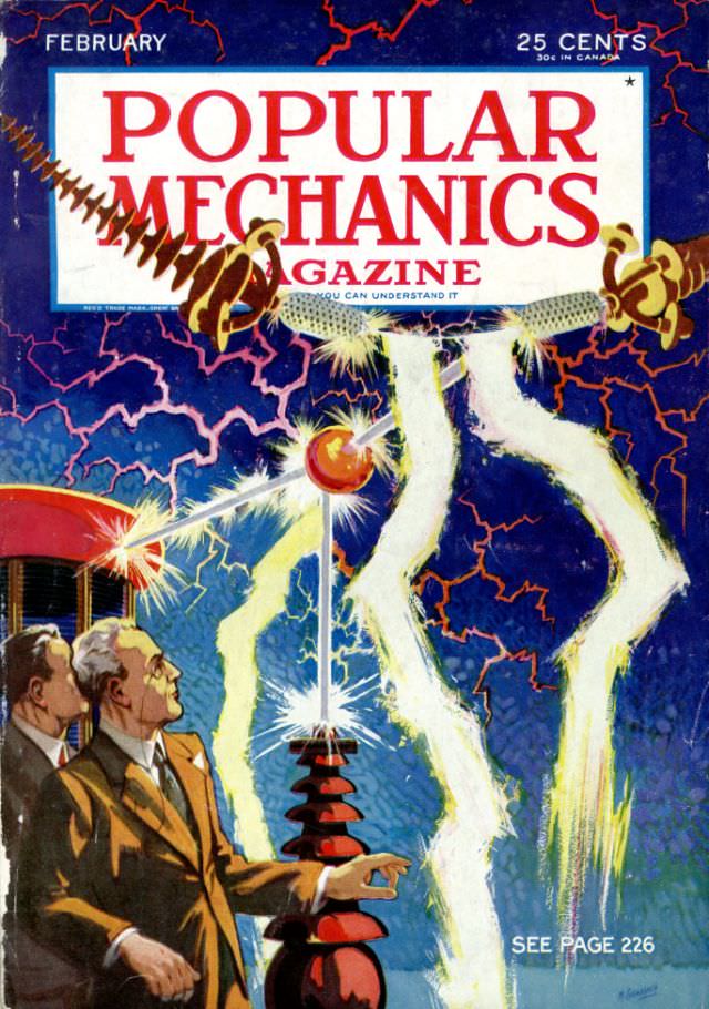 #10 Popular Mechanics magazine cover, February 1933