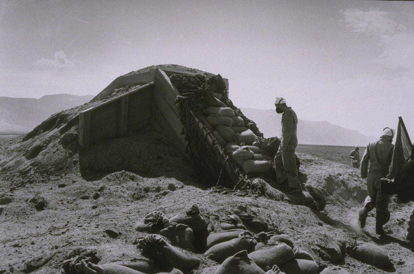#38 Preparing for Blast at Trinity Site, New Mexico