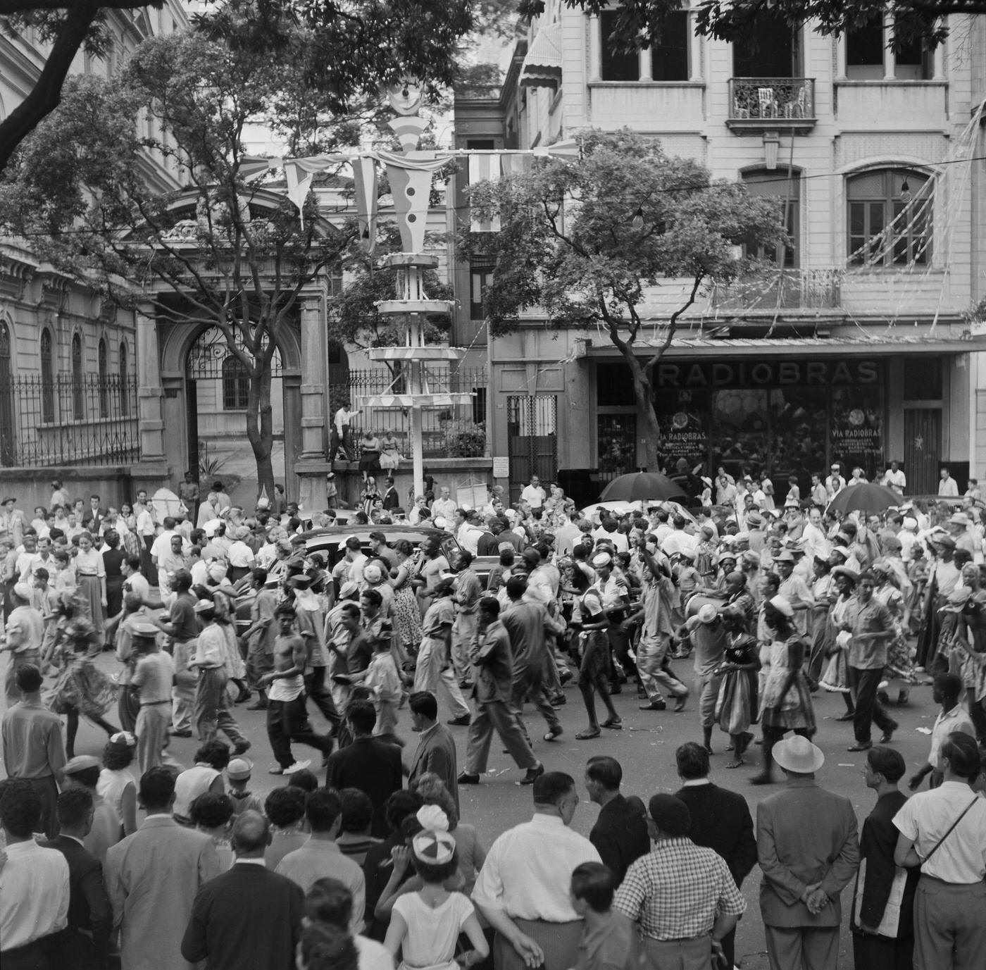 #11 Crowd Gathered for Carnival, Rio 1953