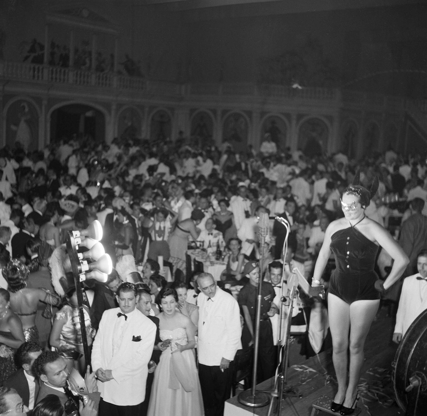 #15 Costumed Partygoers, Carnival in Rio 1953
