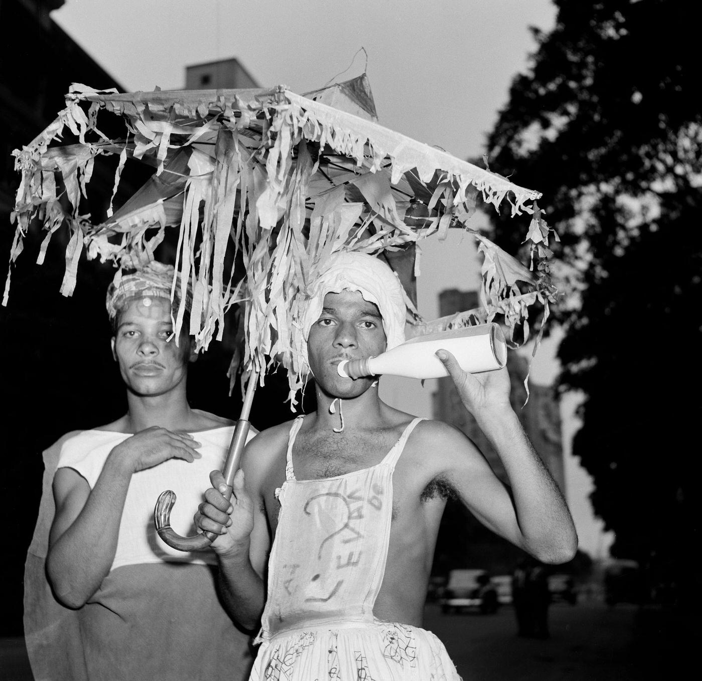 #19 Costumed Posers, Carnival in Rio 1953