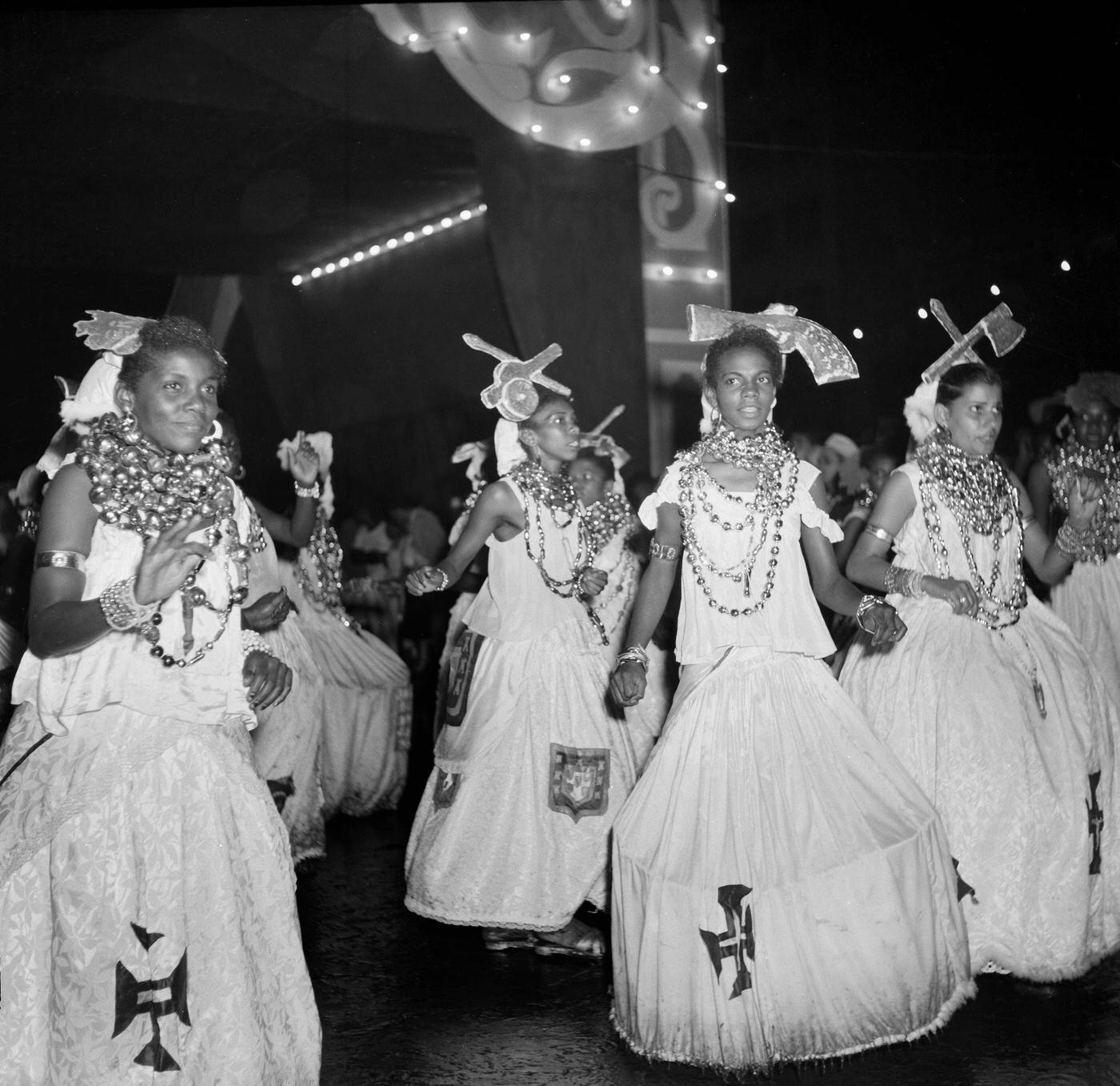 #2 Carnival Parade Walkers, Rio De Janeiro, Brazil 1953