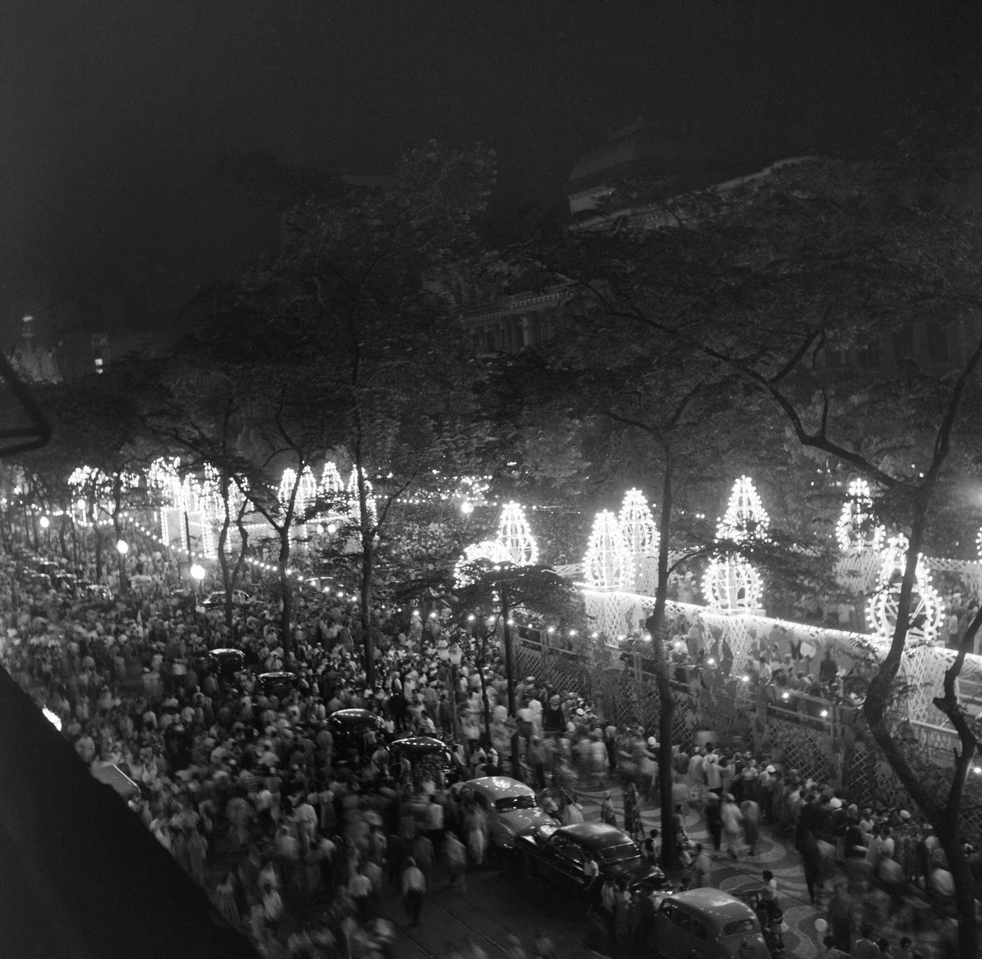 #20 Nighttime Carnival Parade, Rio 1953