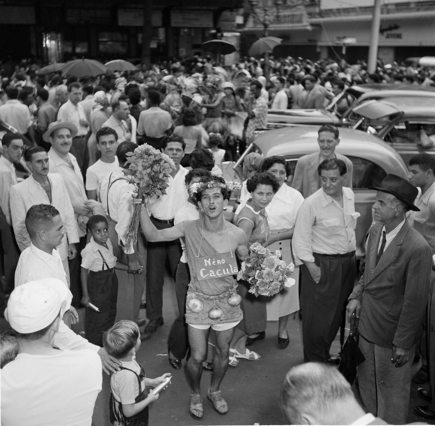#22 Festive Carnival Partygoers, Rio 1953