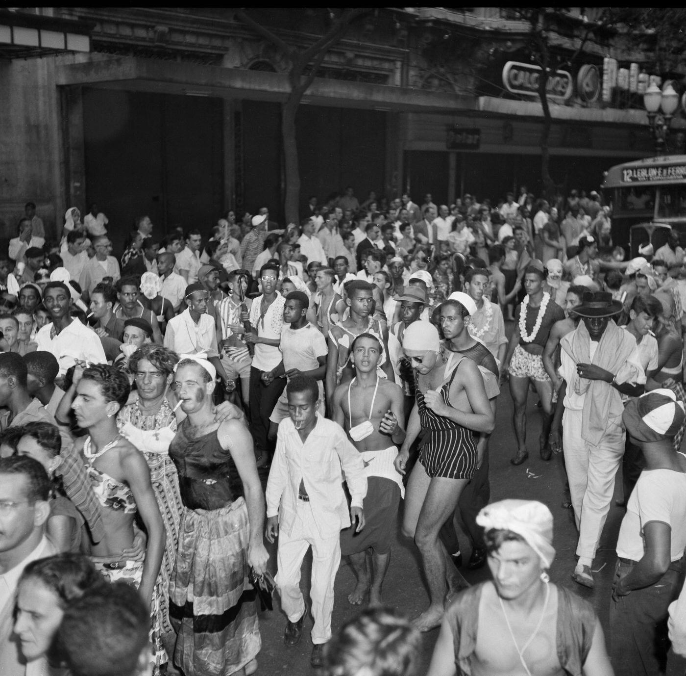 #23 Street Party Gathering, Rio Carnival 1953