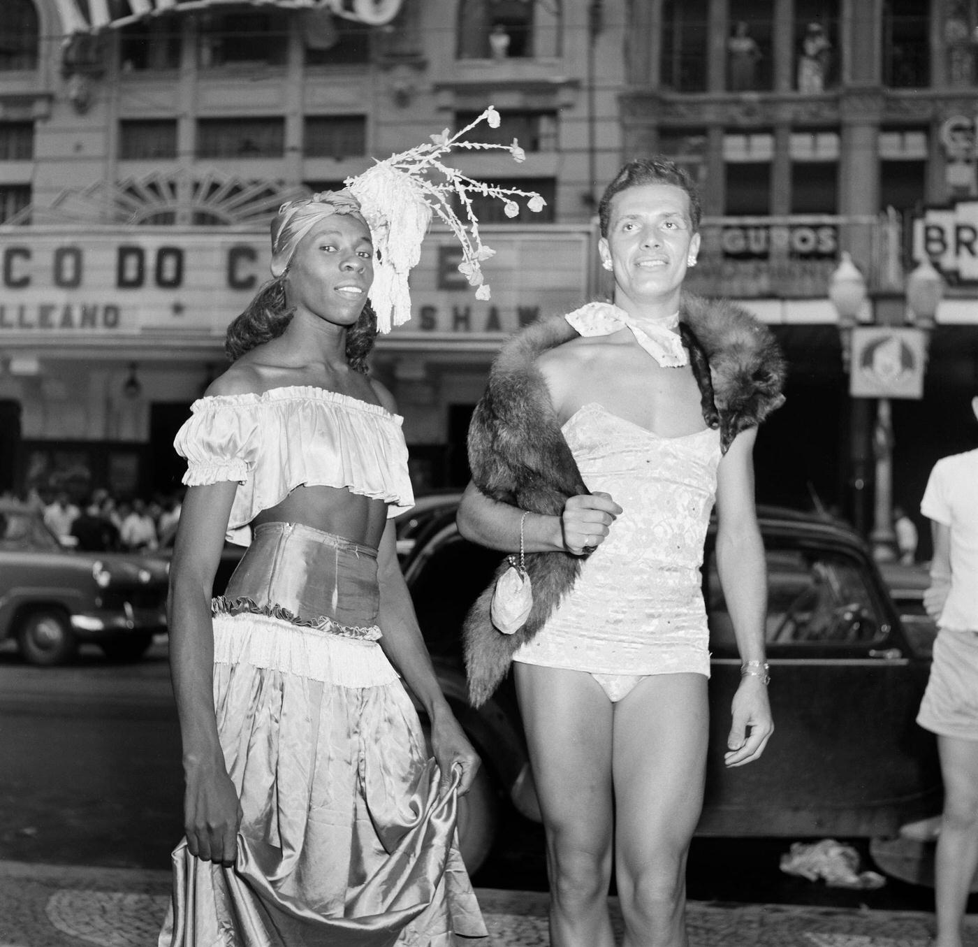 #3 Carnival Costumed Posers, Rio De Janeiro, Brazil 1953