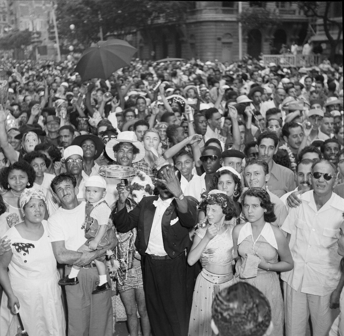 #30 Street Gathering, Carnival in Rio 1953