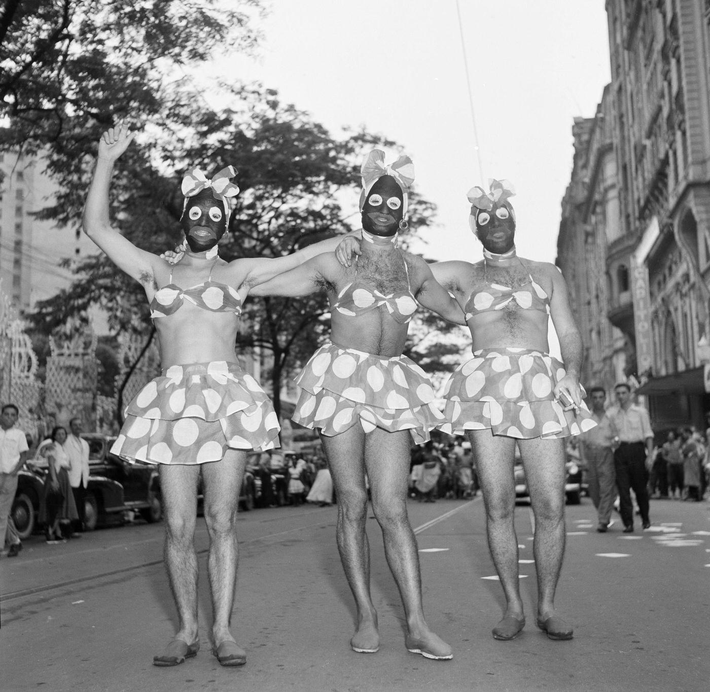 #36 Posers in Street, Rio Carnival 1953