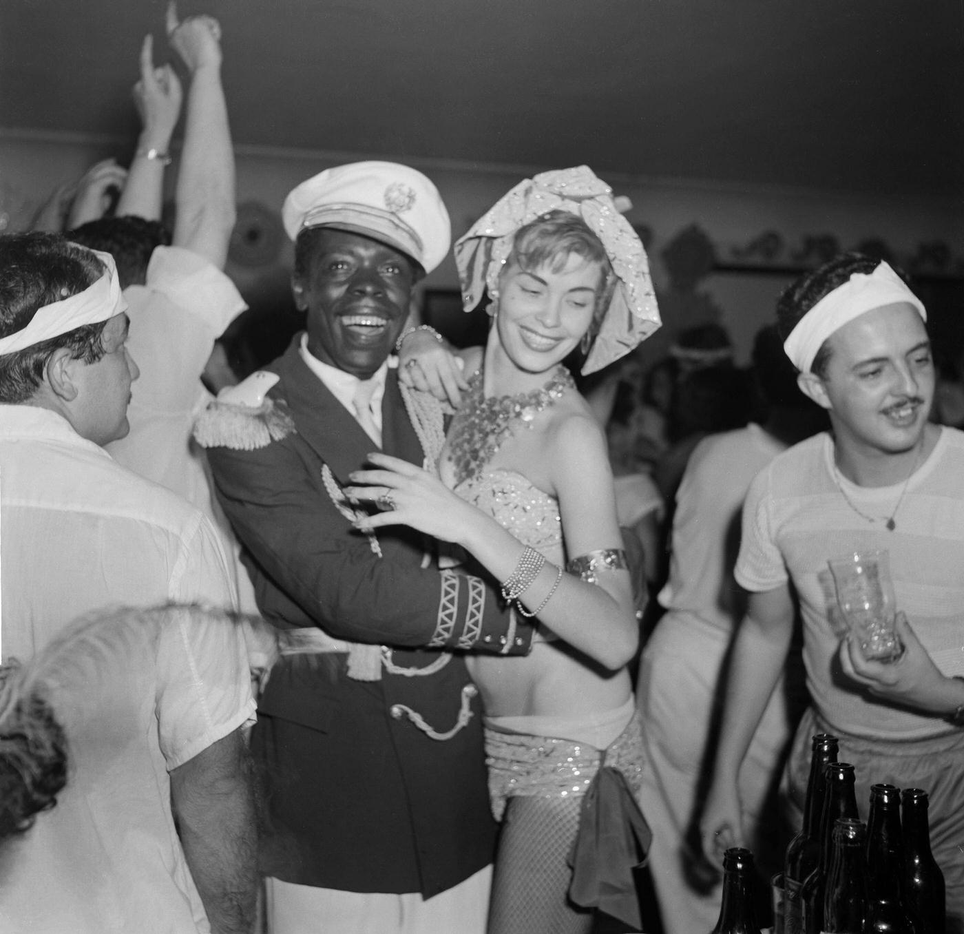 #4 Costume Party at Carnival, Rio De Janeiro, Brazil 1953