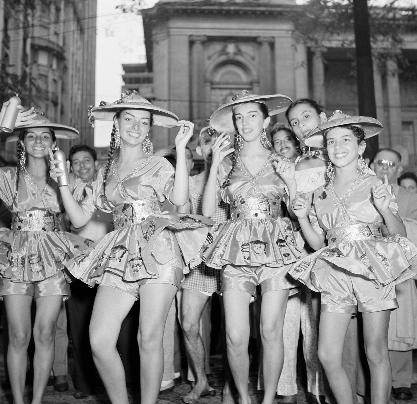 #40 Costumed Posers, Rio Carnival 1953