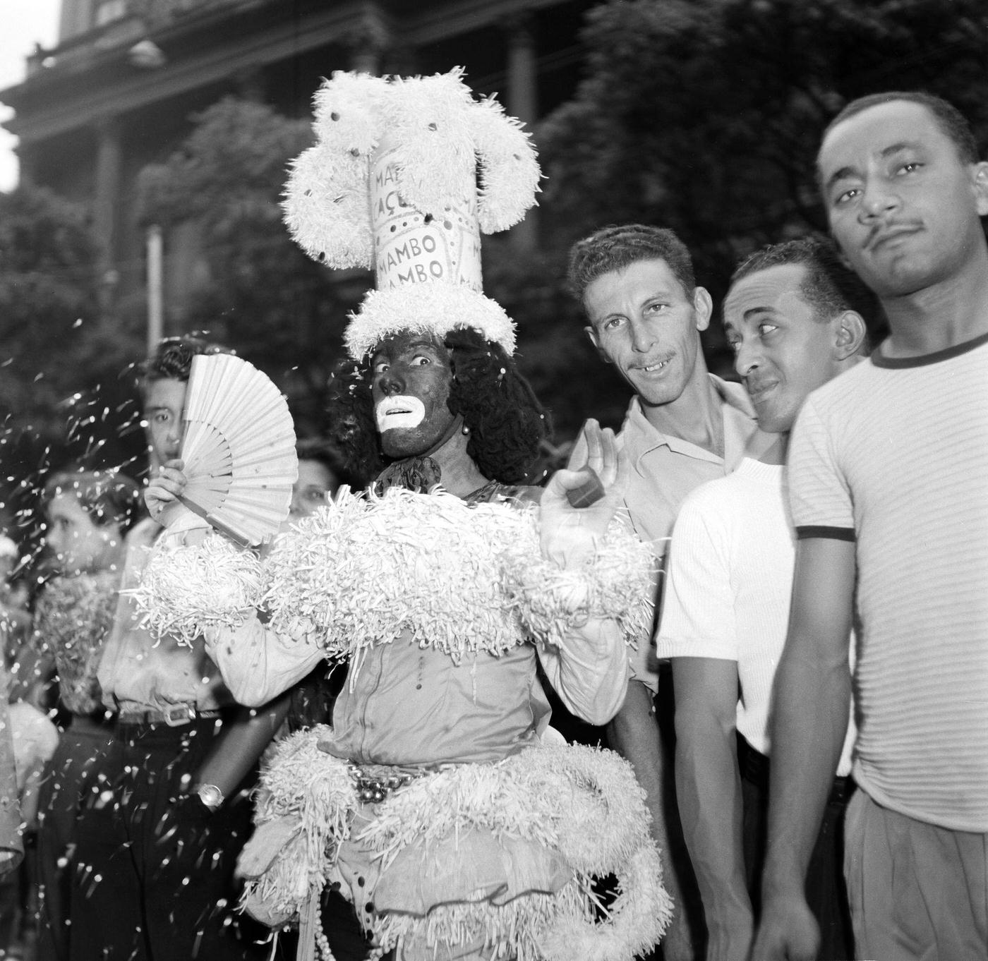 #41 Costumed Partygoers, Carnival in Rio 1953