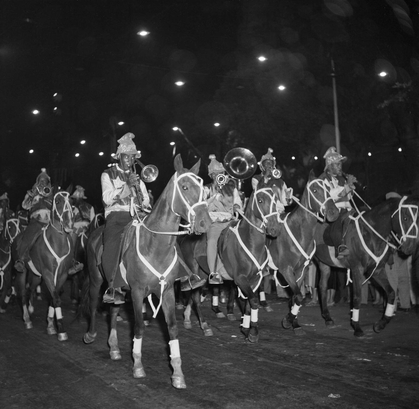 #48 Parade Float Revelers, Rio Carnival 1953