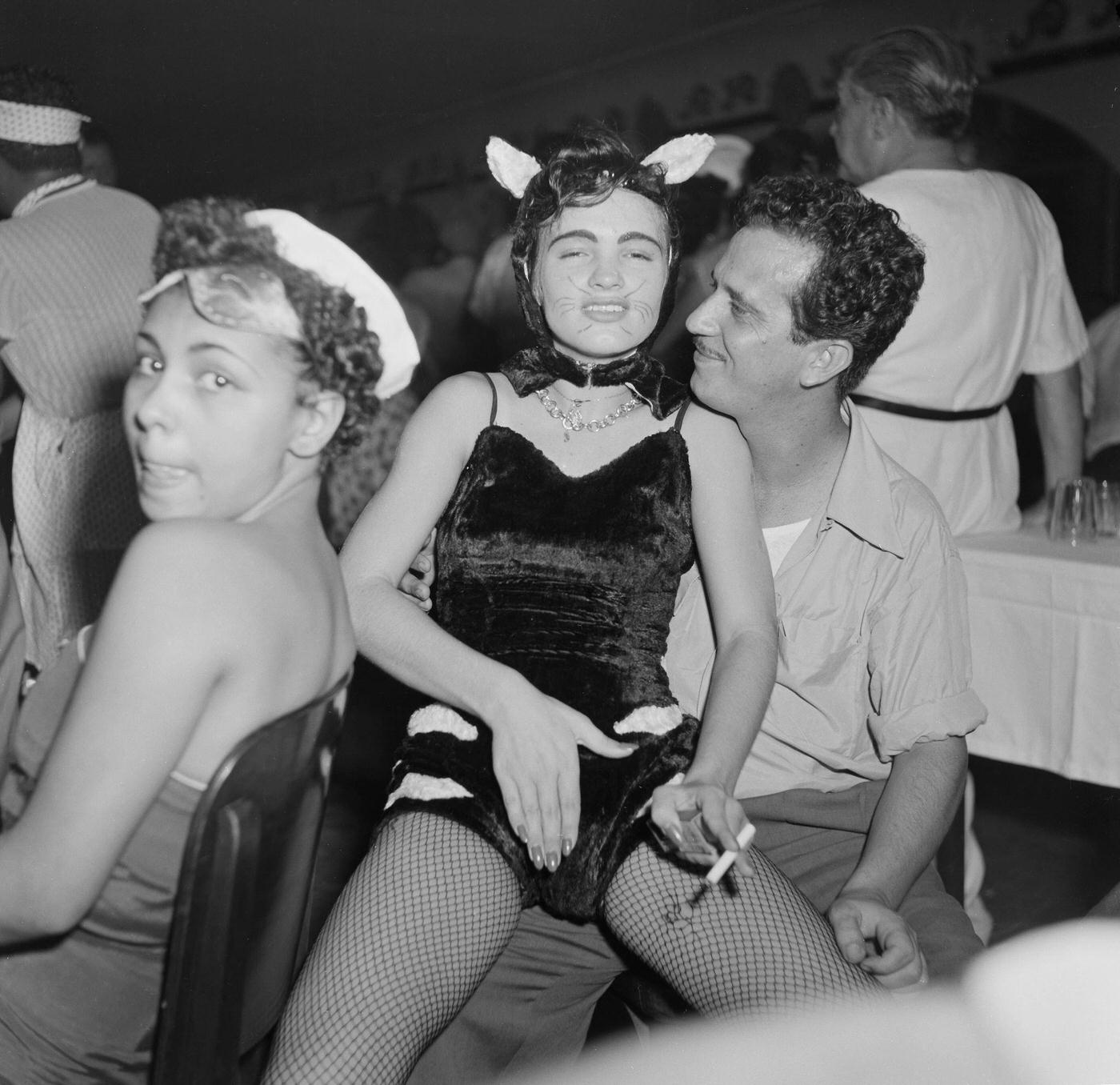 #6 Festive Partygoers, Rio Carnival Parade 1953