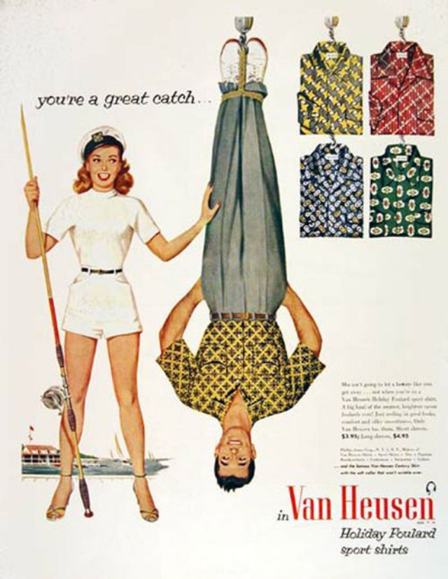 Journey Back in Time: The Unbelievable Van Heusen Shirt Ads of Yesteryears Vintage Ads