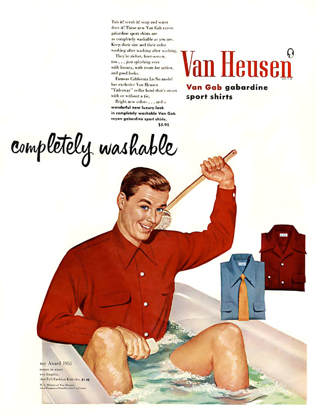 Journey Back in Time: The Unbelievable Van Heusen Shirt Ads of Yesteryears Vintage Ads