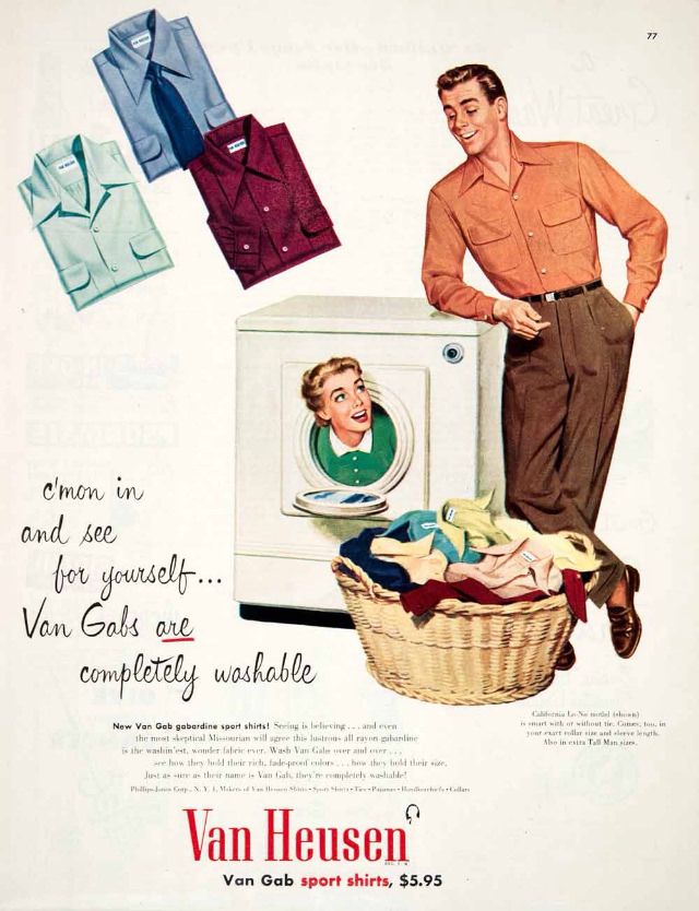 Journey Back in Time: The Unbelievable Van Heusen Shirt Ads of Yesteryears Vintage Ads